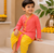 Boys Pure Cotton Angrakha Kurta with Dhoti Pants