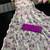 Purple Color Printed Work Chiffon Saree