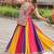 Multicolor Gamathi Mirror Work Pure Cotton Navratri Lehenga Choli with Blouse