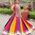 Multicolor Gamathi Mirror Work Pure Cotton Navratri Lehenga Choli with Blouse
