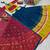 Navy Blue, Mustard Yellow & Rani Pink Embroidery Thread & Sequence Work Rayon Cotton Navratri Lehenga Choli with Dupatta