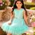 Girls Shimmer Tiered Sequinned Knit Fit & Flare Party Dress