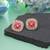 Rani color meenakari earrings handmade ethnic design