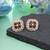 Purple color meenakari earrings royal traditional look