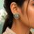 Grey color meenakari earrings modern ethnic look
