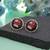 Maroon color meenakari earrings premium finish
