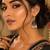 Black color meenakari earrings trendy ethnic design