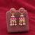 Rani color meenakari earrings premium traditional look