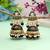 Black color meenakari earrings premium handmade appeal