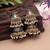 Black color meenakari earrings premium handmade appeal