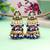 Blue color meenakari earrings beautiful ethnic design