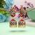 Red & blue color meenakari earrings traditional design