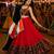Red Gamthi Mirror Work Navratri Lehenga Choli Set 