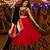 Red Gamthi Mirror Work Navratri Lehenga Choli Set 