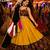 Mustard Gamthi Mirror Work Navratri Lehenga Choli Set 