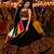 Black Gamthi Mirror Work Navratri Lehenga Choli Set 