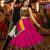 Rani Pink Gamthi Mirror Work Navratri Lehenga Choli Set 