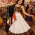 White Gamthi Mirror Work Navratri Lehenga Choli Set 