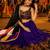 Purple Gamthi Mirror Work Navratri Lehenga Choli Set 