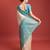 Off white sky kanjivaram silk banarasi jacuard work saree with unstitched blouse piece