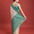 Off white sky kanjivaram silk banarasi jacuard work saree with unstitched blouse piece