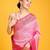 pink silk blend banarasi jacuard work saree with unstitched blouse piece