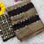 Black Color Hand aari work with real handwork gold mirror work Silk Blend Saree