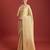 off white silk blend banarasi jacuard work saree with unstitched blouse piece