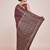 maroon silk blend banarasi jacuard work saree with unstitched blouse piece