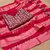 Pink Color Hand aari work with real handwork gold mirror work Silk Blend Saree