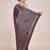 wine silk blend banarasi jacuard work saree with unstitched blouse piece