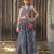 Black stripes printed cotton lehenga choli