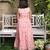 Pastel peach stripes printed cotton lehenga choli