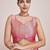 rama silk blend banarasi jacuard work saree with unstitched blouse piece