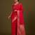 pink silk blend banarasi jacuard work saree with unstitched blouse piece