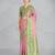 pink silk blend banarasi jacuard work saree with unstitched blouse piece