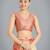 cream  silk blend banarasi jacuard work saree with unstitched blouse piece