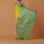 yellow silk blend banarasi jacuard work saree with unstitched blouse piece