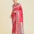 pink silk blend banarasi jacuard work saree with unstitched blouse piece