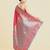 pink silk blend banarasi jacuard work saree with unstitched blouse piece