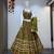 Olive Pure Vatican Cotton Lehenga Choli with Heavy Mirror Lace 