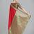 red silk blend banarasi jacuard work saree with unstitched blouse piece