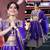 Royal Purple Embroidered Lehenga Choli for Women with Dupatta