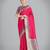 pink silk blend banarasi jacuard work saree with unstitched blouse piece