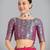 pink silk blend banarasi jacuard work saree with unstitched blouse piece