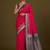 pink silk blend banarasi jacuard work saree with unstitched blouse piece