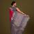 pink silk blend banarasi jacuard work saree with unstitched blouse piece