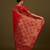red silk blend banarasi jacuard work saree with unstitched blouse piece