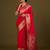 pink silk blend banarasi jacuard work saree with unstitched blouse piece