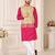 Golden color weaving work with ikkat kanjivaram cotton men's kurta payjama set